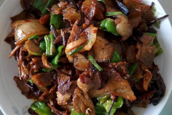 茶树菇炒回锅肉的做法图解9