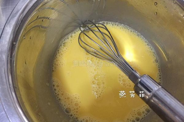 8寸抹茶戚风蛋糕的做法图解3