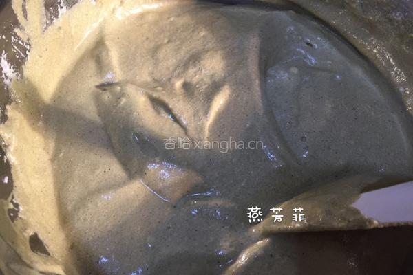 8寸抹茶戚风蛋糕的做法图解13