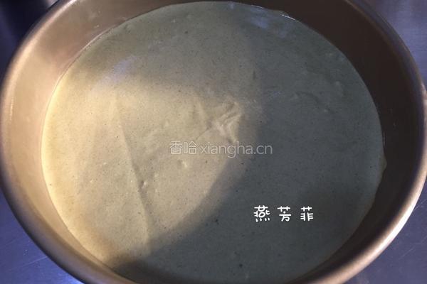 8寸抹茶戚风蛋糕的做法图解14