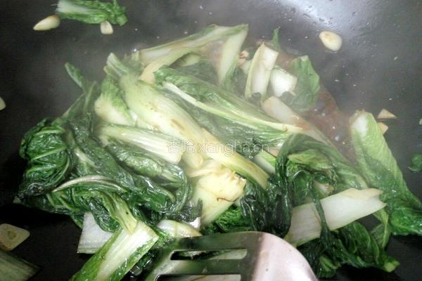 蚝油白菜的做法图解8