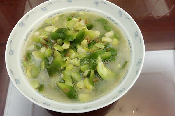 扁豆虾米茄子汤的做法图解4