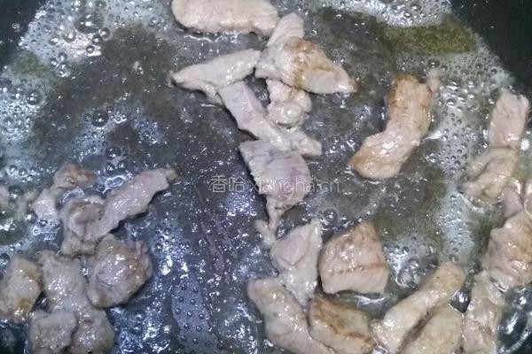 饵块炒牛柳的做法图解4