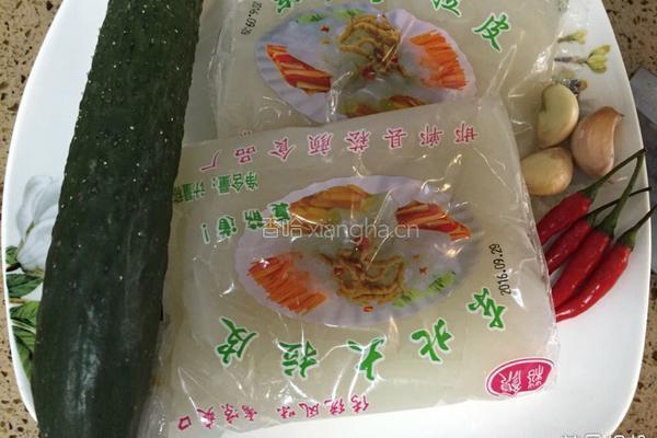 凉拌东北拉皮的做法图解1