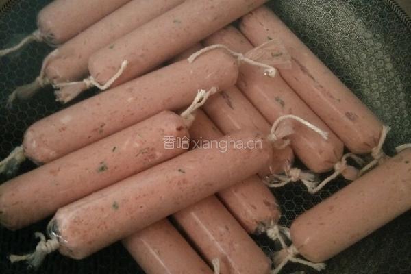 自制猪肉火腿肠的做法图解15