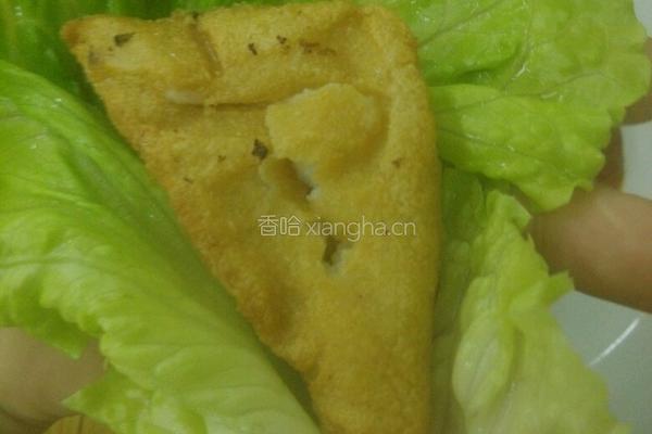 生菜包薯粉豆干(潮汕小吃)的做法图解8