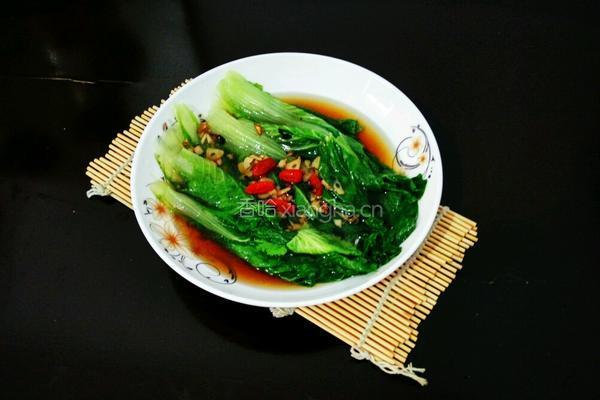 水灼小白菜的做法图解10