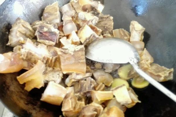 糖醋风吹肉的做法图解4