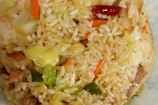 包菜五花肉蒸饭的做法图解6