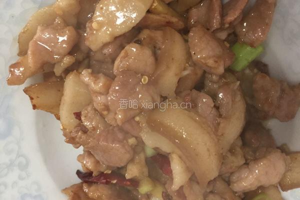 包菜五花肉蒸饭的做法图解2