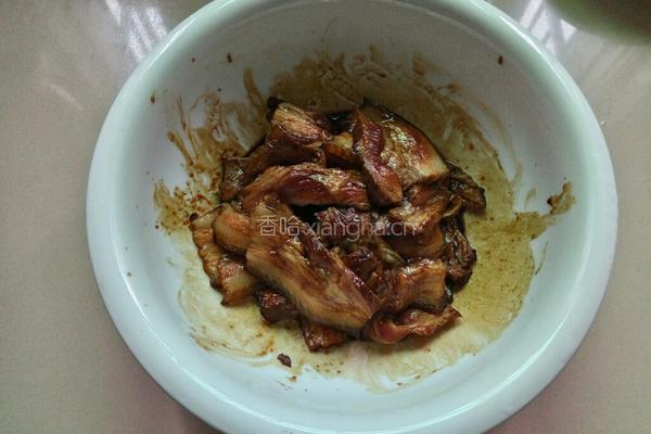 盐菜扣肉的做法图解7