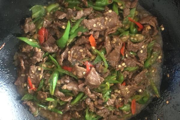 家乡小炒牛肉的做法图解11