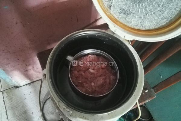 毛豆蒸肉饼的做法图解6