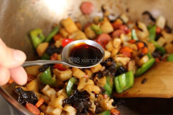 豆豉什锦炒莲藕的做法图解9