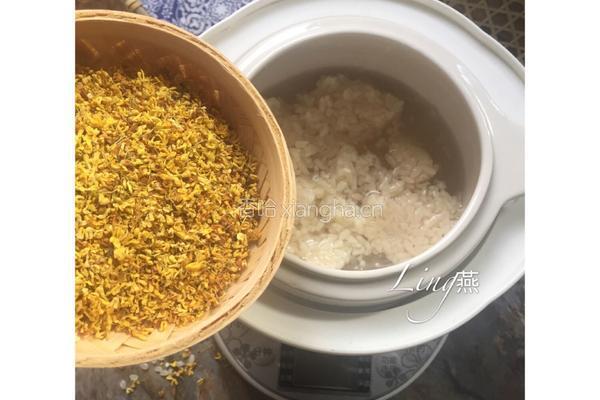 桂花酒酿炖燕窝的做法图解5
