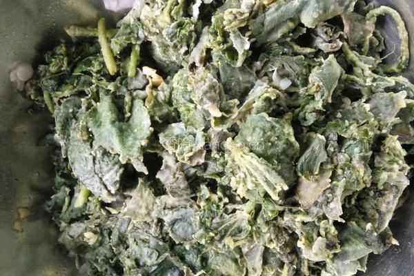 粉蒸红薯叶的做法图解5