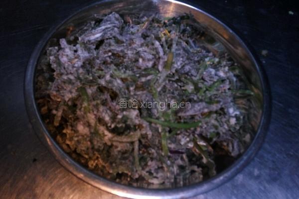 粉蒸红薯叶的做法图解9