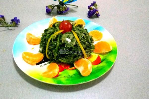 粉蒸红薯叶的做法图解11