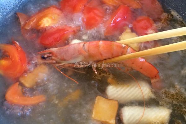 鲜虾丸子面的做法图解6