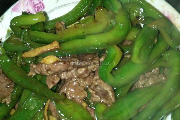牛肉炒青椒的做法图解5