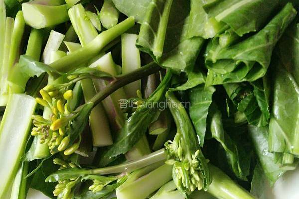 菜苔炒辣肉的做法图解2