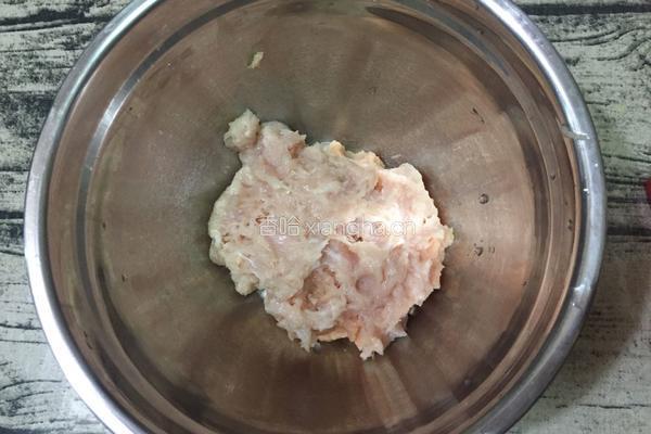芝心鸡肉丸的做法图解1