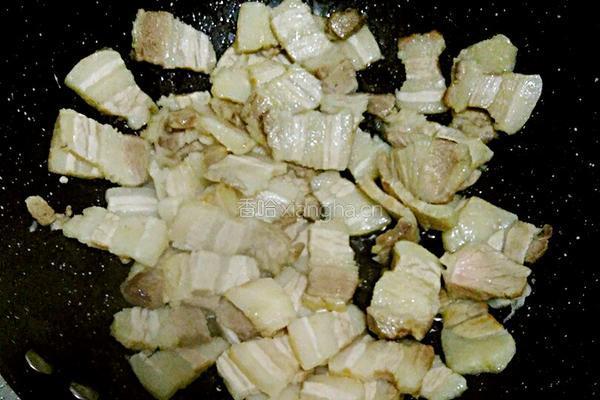 青椒回锅肉的做法图解5