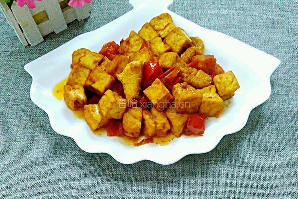 西红柿炒豆腐的做法图解9