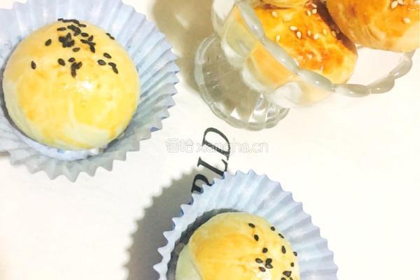 蛋黄酥+肉松饼的做法图解12