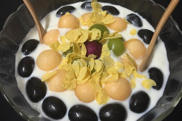 麦片水果捞的做法图解9