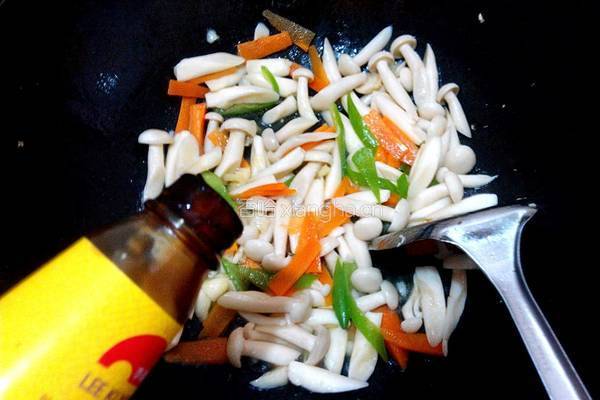 蚝油海鲜菇的做法图解6
