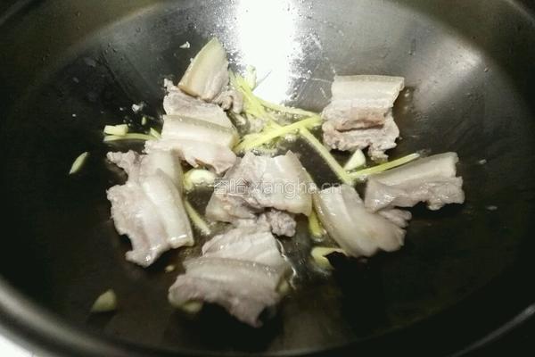 农家干萝卜烧肉的做法图解4