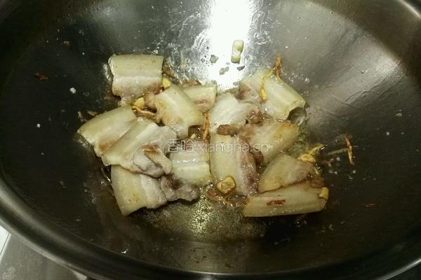 农家干萝卜烧肉的做法图解6
