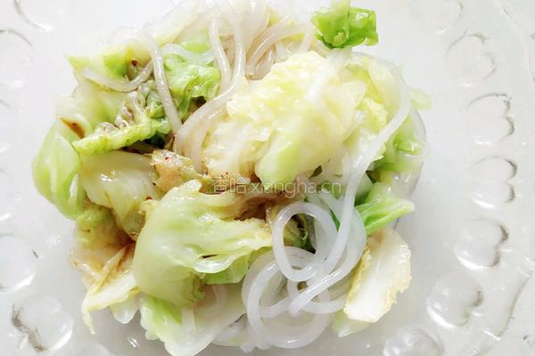 手撕包菜拌粉条的做法图解11