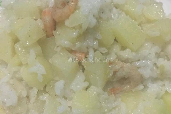 土豆焖饭的做法图解8