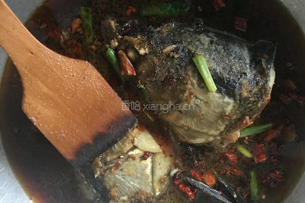 红烧鱼头的做法图解6