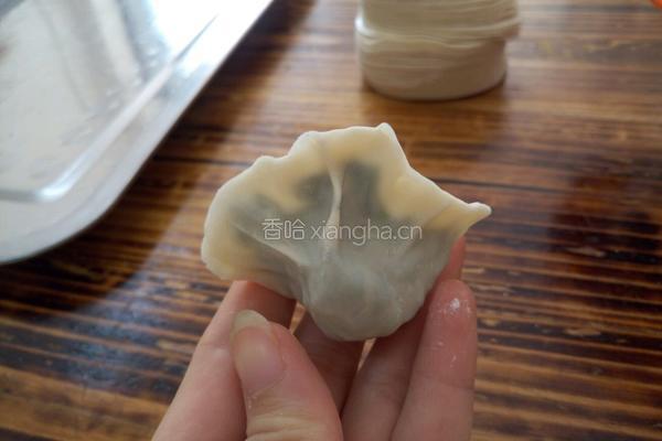 韭菜水饺的做法图解4