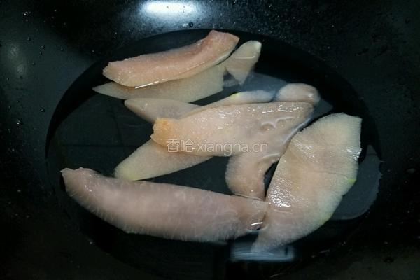 柚子皮炒肉的做法图解2