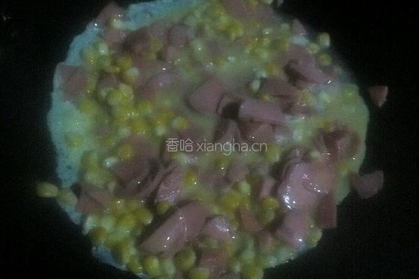 鸡蛋玉米炒培根的做法图解8