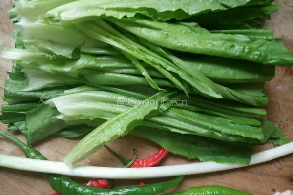 蚝油油麦菜的做法图解1