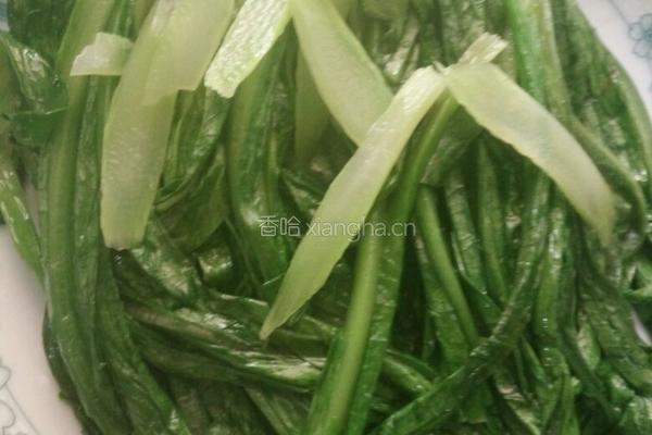 蚝油油麦菜的做法图解5