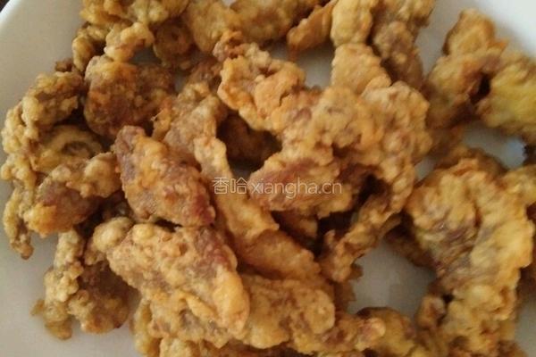 椒盐脊里肉的做法图解5