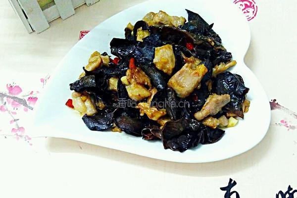 木耳炒肉片的做法图解10