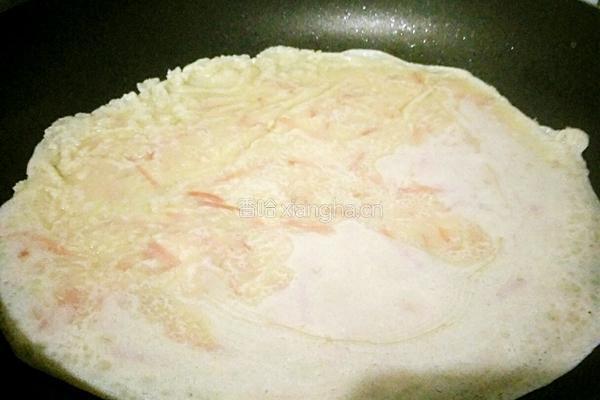 胡萝卜鸡蛋饼的做法图解6