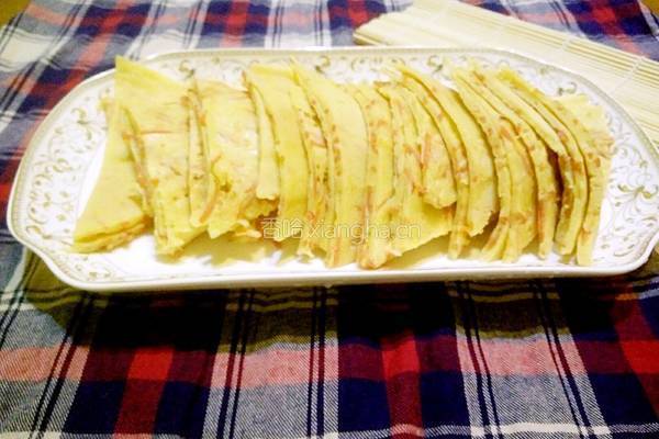 胡萝卜鸡蛋饼的做法图解7