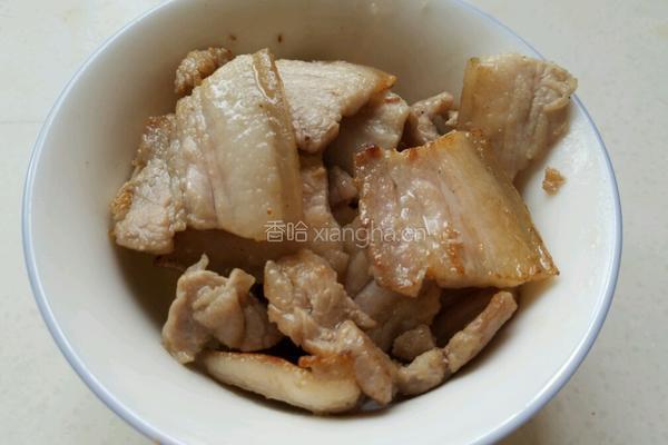 五花肉炒扁豆的做法图解7