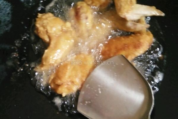 沙姜粉脆皮鸡翅的做法图解4