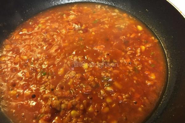 番茄肉末豆腐的做法图解3