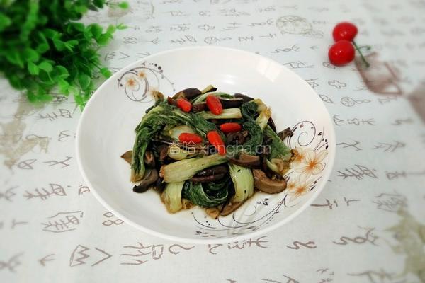 香菇小白菜的做法图解11