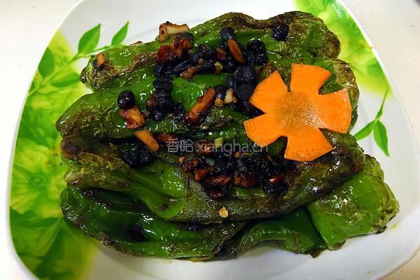 豉香虎皮青椒的做法图解10